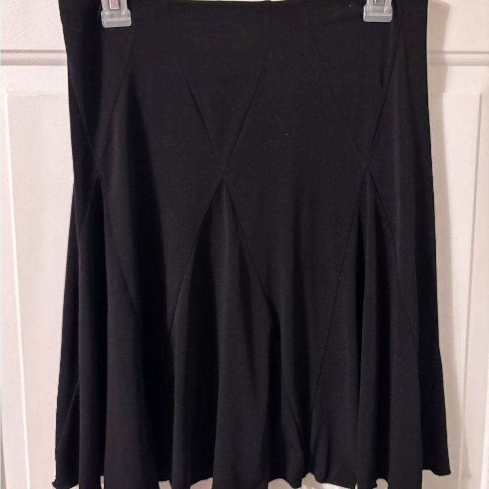 Iz Byer Diamond Bias Cut Black Women's Skirt medium